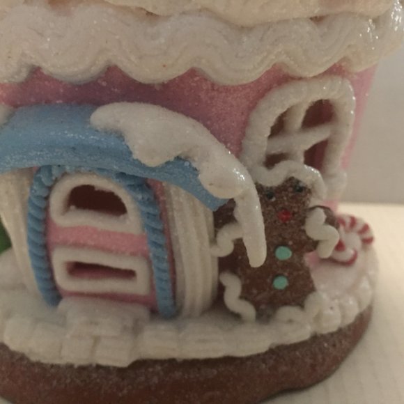 Lightup Holiday 6'' Decorative Candy House - Picture 2 of 10